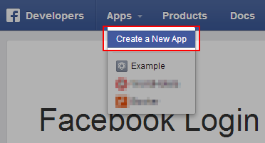 Create new application menu